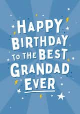 Cute Birthday Card - Best Grandad Ever created by Macie Dot Doodles
