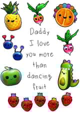 Cute hey bear baby sensory themed dancing fruit created by The little northerner 