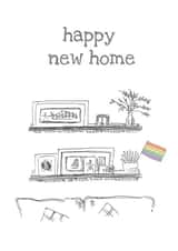 Cute New Home Card - LGBTQ+ created by @MarcoLooks