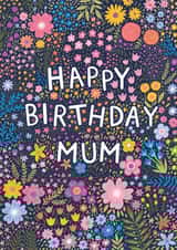 Floral Birthday Card For Your Lovely Mum created by Pear Tree Press