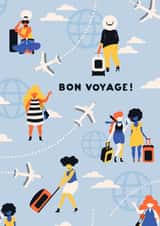 Bon Voyage Bonanza: A Travel-Themed Card for Safe and Memorable Adventures! created by Cherbear Creative Studio