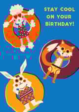 Chillaxin' Birthday Splash - Fun in the Sun with Animal Pool Party created by Cherbear Creative Studio