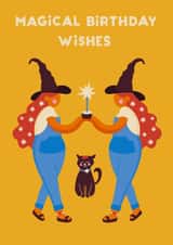 Witchy Birthday Wishes - A Magical Celebration for a Spellbinding Friend created by Cherbear Creative Studio