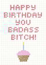 Badass Stitch Birthday Card created by Naughty Pickle