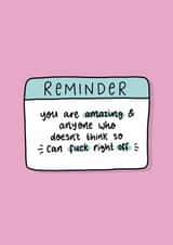 Heartfelt Friendship Card - Positivity created by Lola