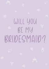 Cute Bridesmaid Proposal Card - Wedding Planning created by Lola