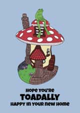 Cute New Home Card - Toad created by Boldfish Designs