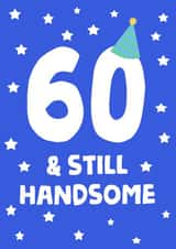 Pretty Birthday Card - 60th created by tea please