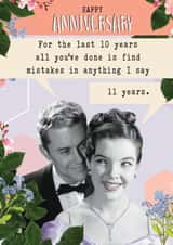 Funny Anniversary Card - Find Mistakes created by Quitting Hollywood