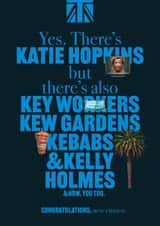 Funny Congratulations Card - British Citizenship - K created by CPB London