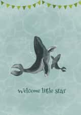 cute card to welcome the newborn. created by happysoul_pav