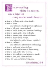 For Everything There Is A Season created by Orate Fratres