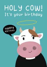 Holy Cow, Birthday Card. created by John Rankin Draws