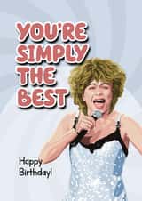 Tina Turner Fan Birthday Card created by TeHe Gifts