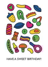 Sweet Pick&Mix Birthday Card created by Kyra Slepowronski