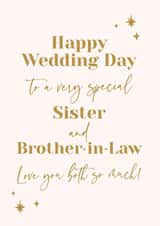 Wedding Card for Sister and Brother-in-Law created by Fifi Designs