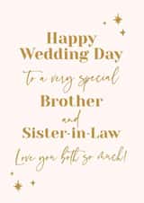 Heartfelt Wedding Card - Brother and Sister In Law created by Fifi Designs