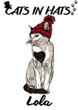 Cats In Hats Clara created by Rory Kennedy