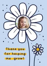 Personalised Thank You Photo Card created by Joanne Hawker - helping me Thank You Personalised Photo Card 9236