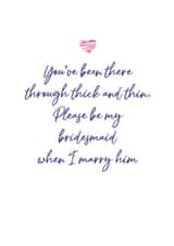 Be my bridesmaid 1001 created by Gail Grisham