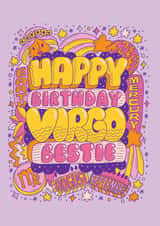 Cute Birthday Card - Virgo Zodiac Sign created by Harkiran Kalsi