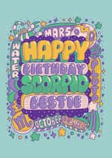 Cute Birthday Card - Scorpio Zodiac Sign created by Harkiran Kalsi