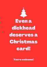 Funny Christmas Card - Rude Xmas created by Cheeky Card Co