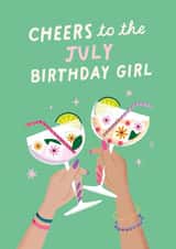 Pretty Birthday Card - July - Cheers! created by Studio Mads