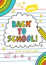 Cute Good Luck Card - Back to School created by Angela Chick