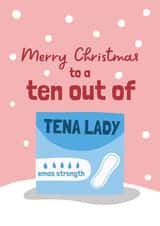 Cheeky Christmas Card - Tena Lady created by Running with Scissors