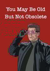 Terminator Birthday Card created by C.W ILLUSTRATIONS 