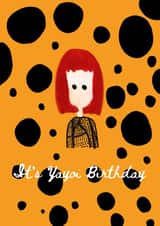 Yayoi Kusama Polkadot Birthday created by Artisal 