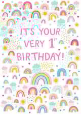 Pretty Girls Birthday Card - 1st created by Pear Tree Press