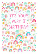 Pretty Girls Birthday Card - 1st created by Pear Tree Press