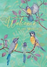 New Baby with Blue Birds created by Hannah Seakins