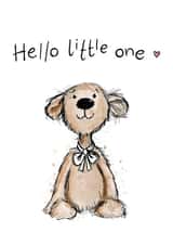 New Baby - Hello Little one created by Brush and Brew Illustrations