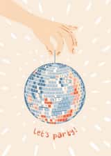 Cute Birthday Card - Let's Party created by Lydia Ellen Greaves