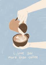 Cute Anniversary Card - Coffee created by Lydia Ellen Greaves