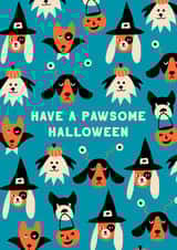 Cute Halloween Dogs for friends and family created by Cherbear Creative Studio