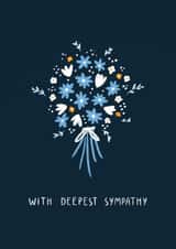 Heartfelt Sympathy Card - Floral Bunch created by Valeria Frustaci