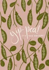Cute Birthday Card - Pea Pod - Yippee! created by Boots & Stanley