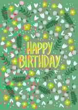 Pretty Birthday Card - Floral created by Valeria Frustaci