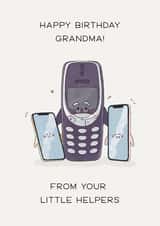 Cute Birthday Card for your Grandma who struggles with Tech! created by Rishi
