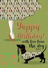 Retro Birthday Card - From the Dog created by Pennychoo