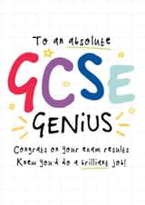 Cute Congratulations Card for GCSE Results created by Bow & Bell