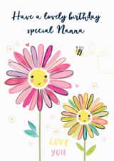 Traditional Birthday Card - Special Nanna created by Katie Phythian Design