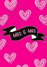 LGBTQ wedding card created by Lily the Print