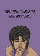 Flirty Prince Card for Significant Other - Inspired by Prince - KISS created by Saluki Studio