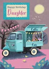 Cute Birthday Card - Daughter - Coffee Van created by Rocket68