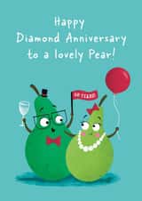 Diamond Anniversary Lovely Pear 60 years! created by Hannah Jayne Lewin